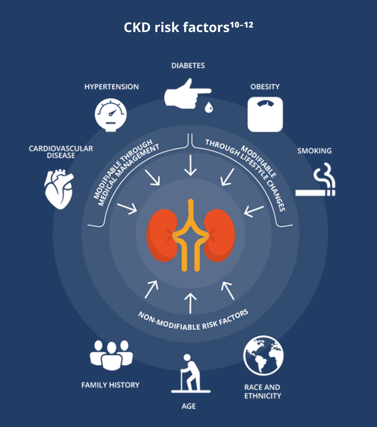 Risk Factors Associated with Chronic Kidney Disease (CKD)